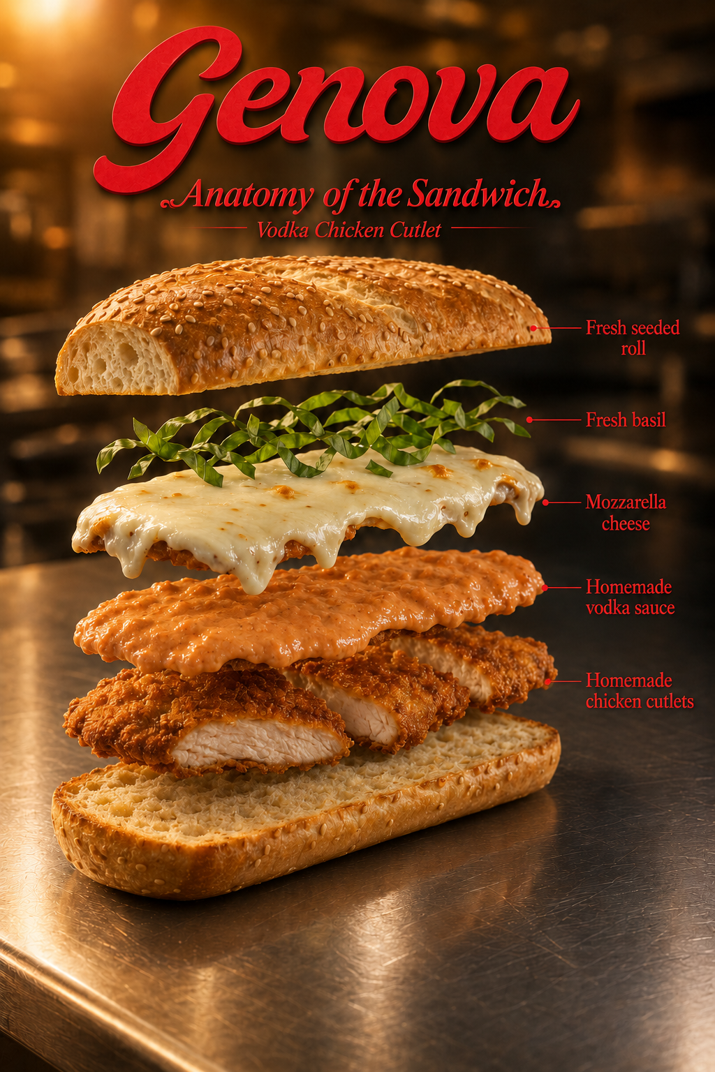 Anatomy of the Vodka Chicken Cutlet